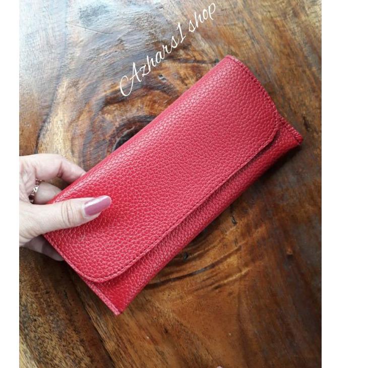 [BGN.10Jn22ᴾ] Dompet Wanita Viral2021 Papirut Kulit Jeruk Premium Sintetis Imfort Kekinian