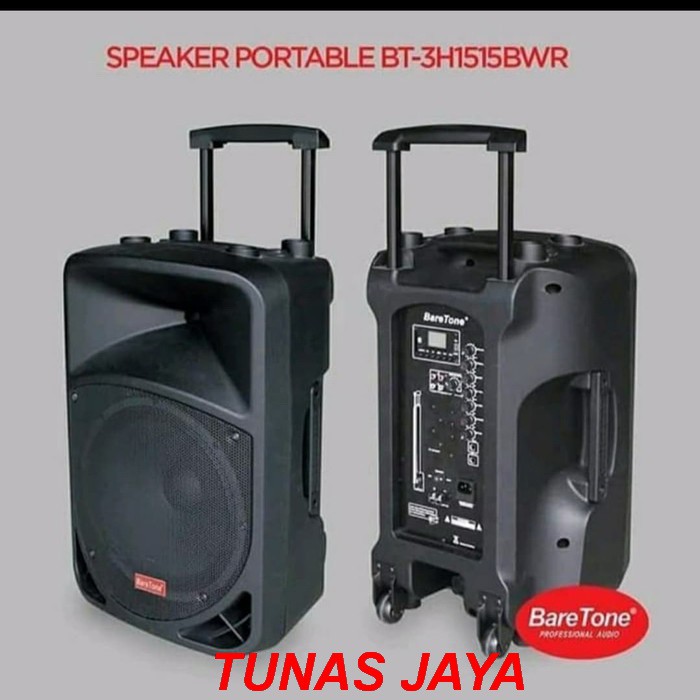 Speaker portable BARETONE BT-3H1515BWR NEW