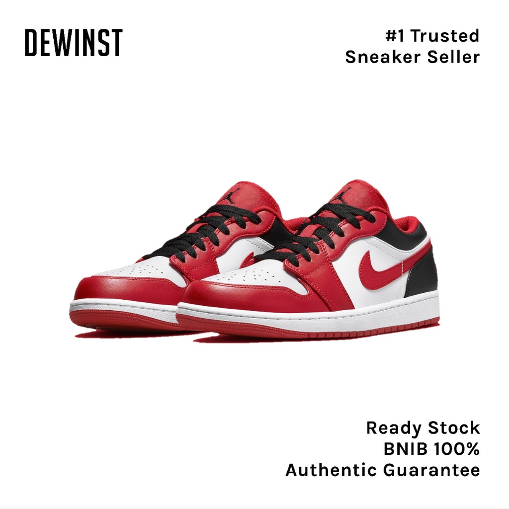 AIR JORDAN 1 LOW "Chicago Bulls" BNIB RESMI ORIGINAL