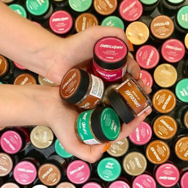 Lush Lipscrub Original Murah Bubblegum Honey Mint Julips Popcorn Cookie Dough Sugar Plum Fairy dll