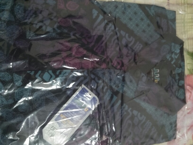 New Arrival Kemeja Batik Hitam Songket Lengan Panjang Pria Premium