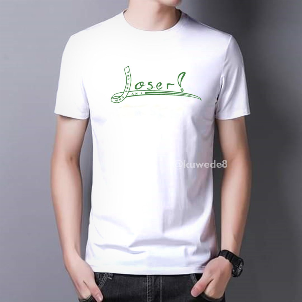 Kaos Distro Loser | Baju Distro Keren Cotton Combed Size S - XXXL