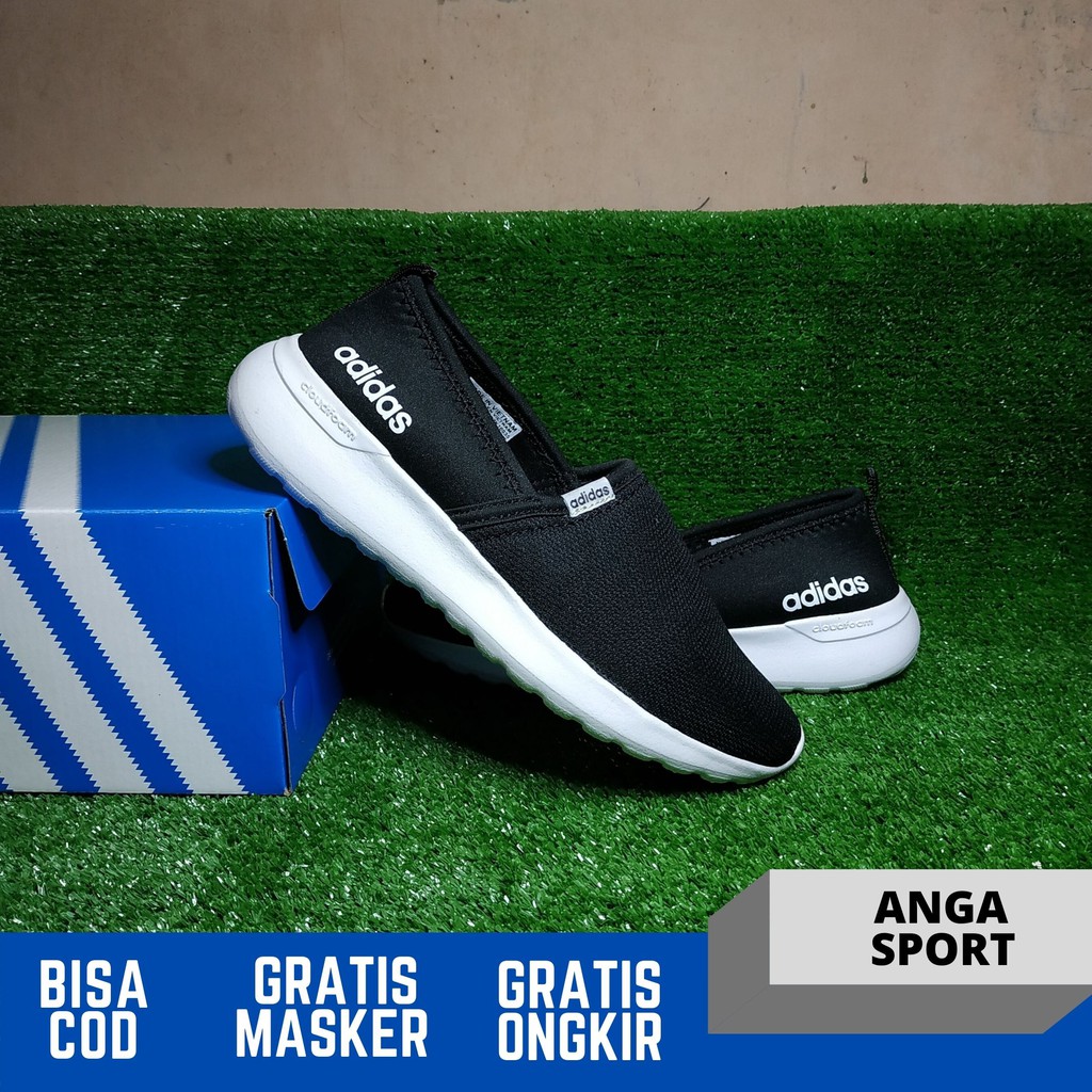 SEPATU SLIP ON ADIDAS NEO CLOUDFOAM SEPATU WANITA SLOP MADE IN VIETNAM