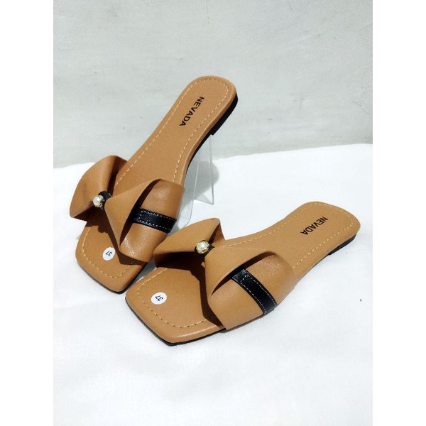 SANDAL WANITA NEVADA SLOP TERLARIS/TERBARU