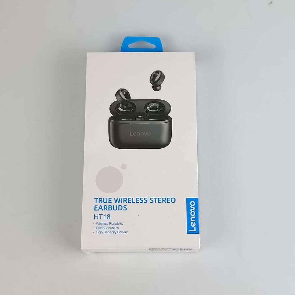 Lenovo TWS Sport Earphone True Wireless Bluetooth 5.0 + Charging Dock - HT18