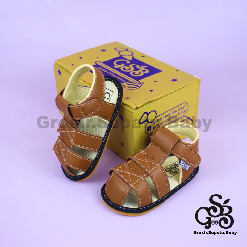 sepatu bayi sendal bayi sandal bayi laki laki perempuan prewalker bayi  umur 2 - 12 bulan model casual S04 polos ringan  fleksibel &amp; Anti Slip