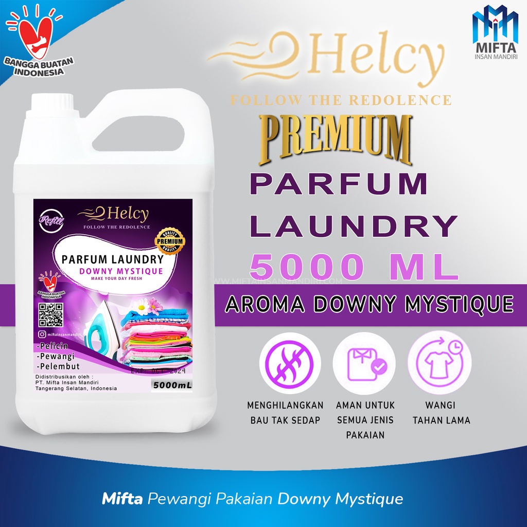 PARFUM LAUNDRY PREMIUM GRADE A / HELCY PARFUM LAUNDRY PREMIUM 5 LITER