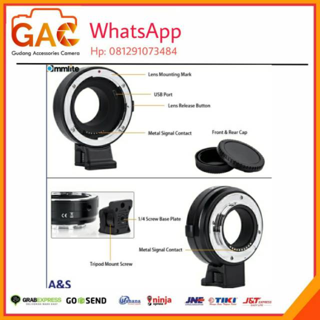 COMMLITE lens mount adapter CM EF-FX EF To FX AUTO FOCUS