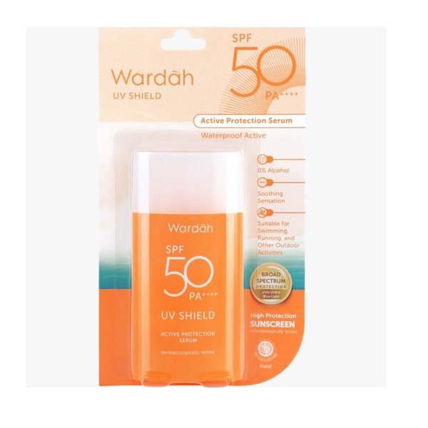 [ORI] Wardah Sun Care Sunscreen Gel SPF 30 40ml | Aqua Fresh Essence | Active Protection Serum