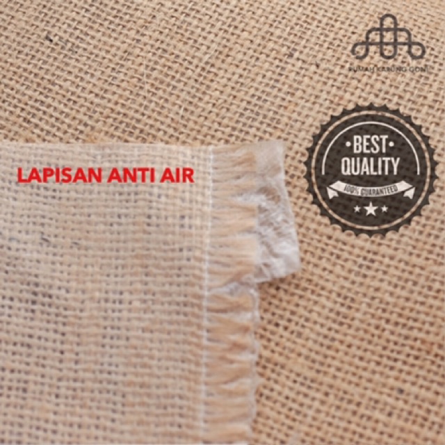 Kain Goni Premium 50x130cm - Goni Bahan Tas - Kain Goni Laminated Waterproof