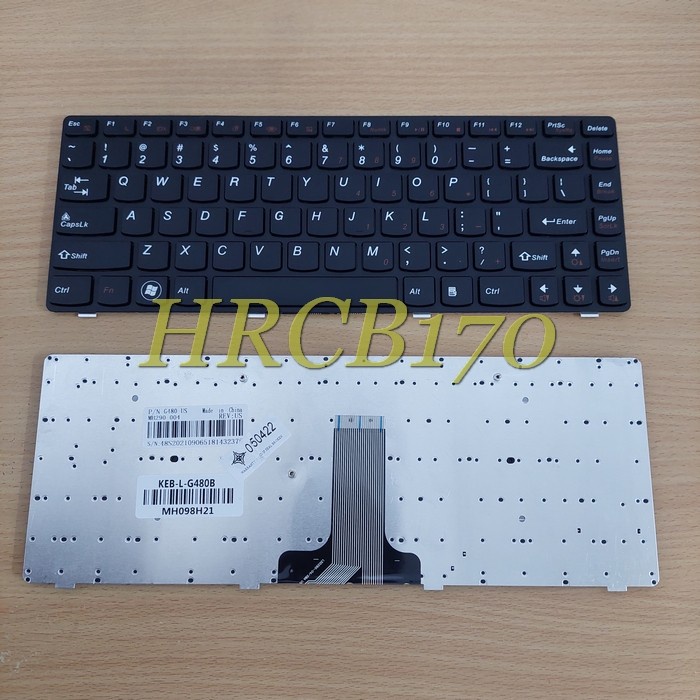 Keyboard LAPTOP LEN G480 G485 V480 V485 B480 B485 HITAM 3 BAUT -HRCB