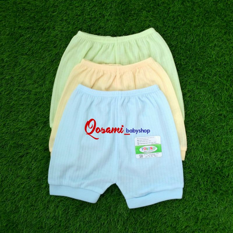 TOBIKO 3 pcs Celana Pendek Bayi All Size SNI