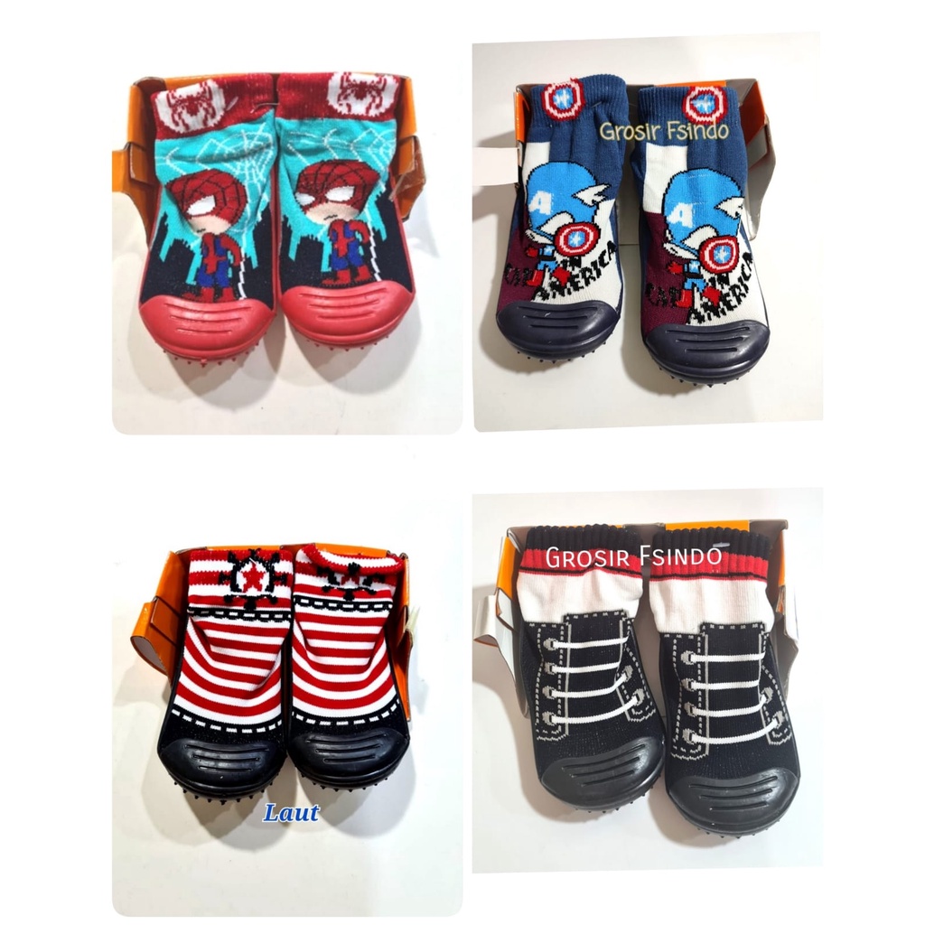 SKIDDER Sepatu Bayi Alas Karet SKIDDERS / Sepatu Bayi Prewalker SK1