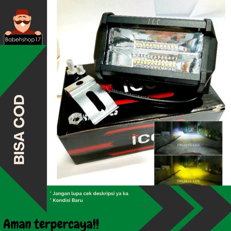 Lampu Tembak LED  Sorot 2 susun 24 mata 24 Volt