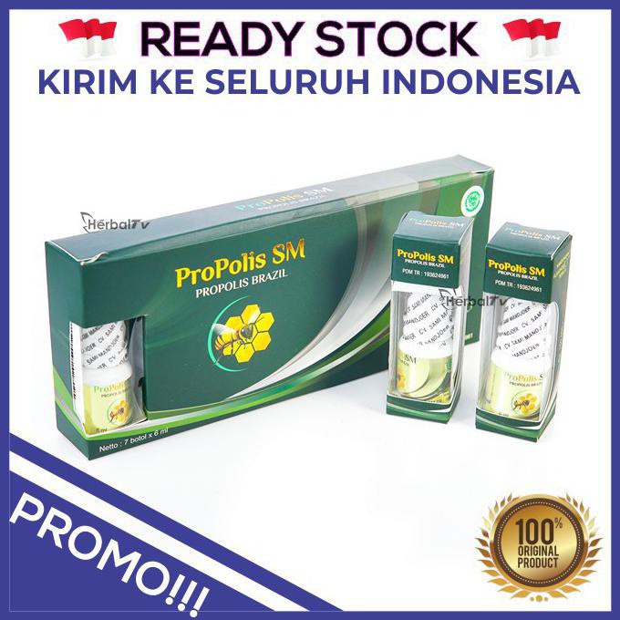 Obat Herbal Liver Propolis Brazil Sm Walatra Bukan Ms Melia - Original 100% Asli Golden Propolis