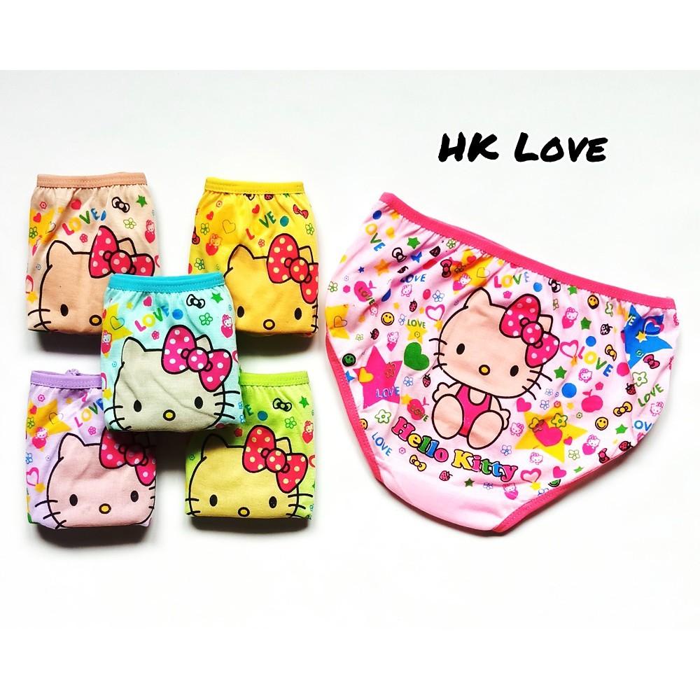 Celana Dalam Anak Cewek Bergambar Ecer 4 pcs
