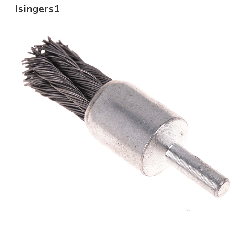 (lsingers1) Sikat Kawat stainless steel 20mm Dengan shank 1 / 4 "Untuk Gerinda