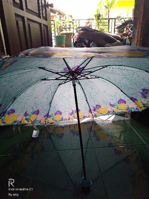 Payung Lipat 3 Saten Kembang