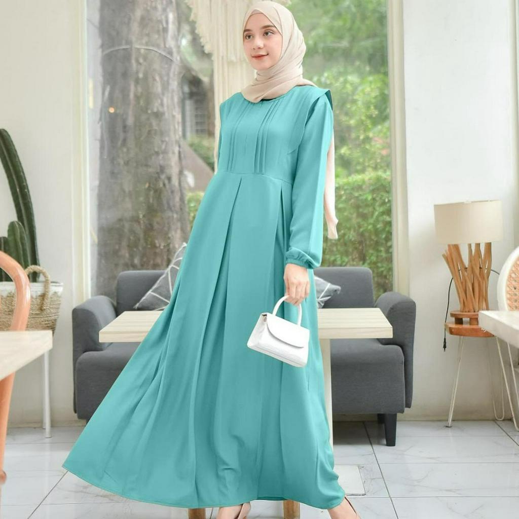 Demore Ryehana Maxy Gamis Rempel Cantik Shakila