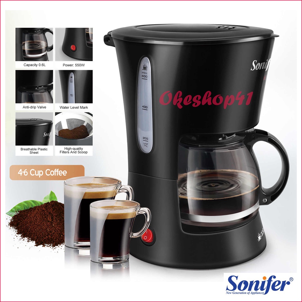 Sonifer SF-3533 Coffee Maker Mesin Pembuat Kopi Drip