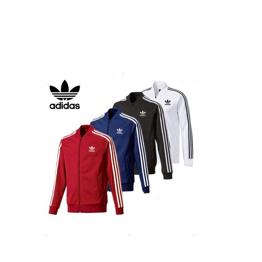 [CODE GH 24F5Cn] COD/MURAH JAKET PRIA ADIDAS TRACTOP CASUAL FIREBIRD POLYSTER LEMBUT HITAM M-XXL ✓