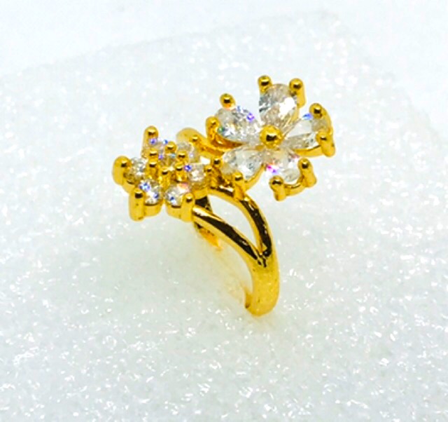 Cincin wanita //cincin replika berlian //cincin permata //cincin lapis emas //perhiasan