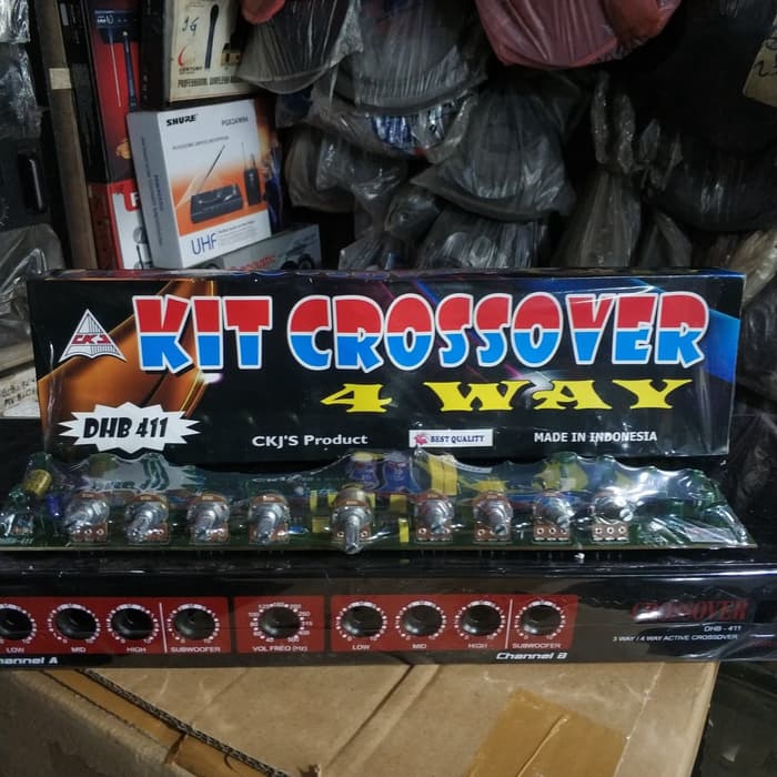 Box plus kit crossover 4way CKJ DHB 411 / paket crossover ckj dhb 411