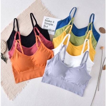 DF BR096 Sport Bra BH Olahraga Pakaian Dalam Wanita Bra Bh Sport Yoga Gym Lari Wanita Murah