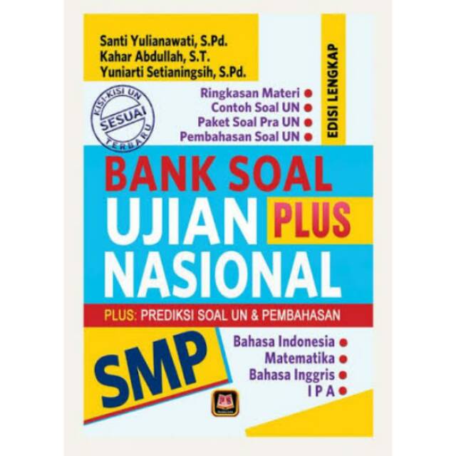 Bank Soal Ujian Nasional Plus Smp Prediksi Soal Un Dan Pembahasan Shopee Indonesia