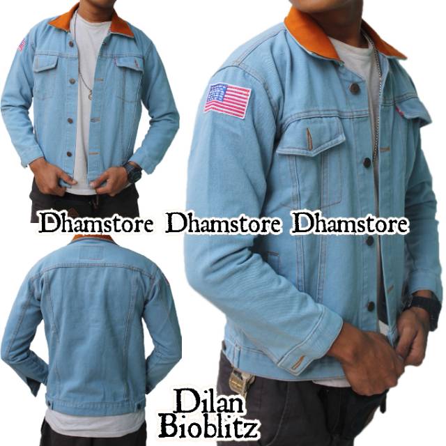 Jaket dilan &amp; jaket jeans dilan &amp; jaket pria