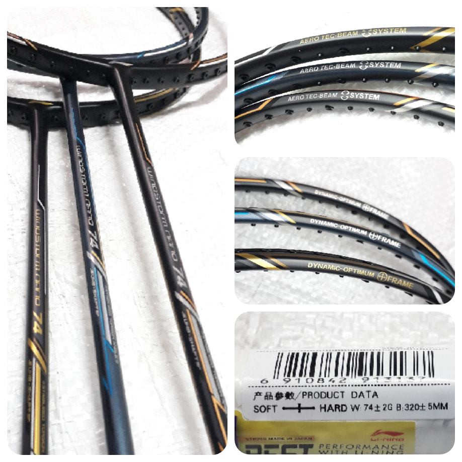 Raket Badminton Lining Windstorm 74 Original