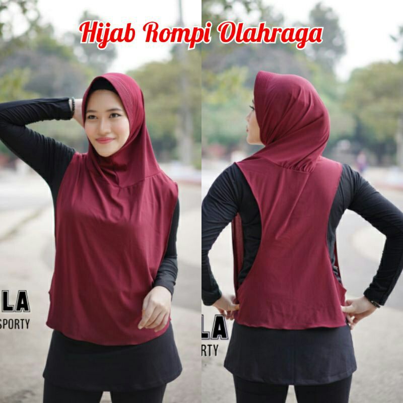 ROMPI OLAHRAGA WANITA HIJAB SPORT UKURAN KECIL