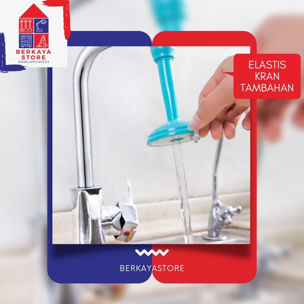 Sambungan Kran Air Wastafel Elastis Shower Keran Tambahan