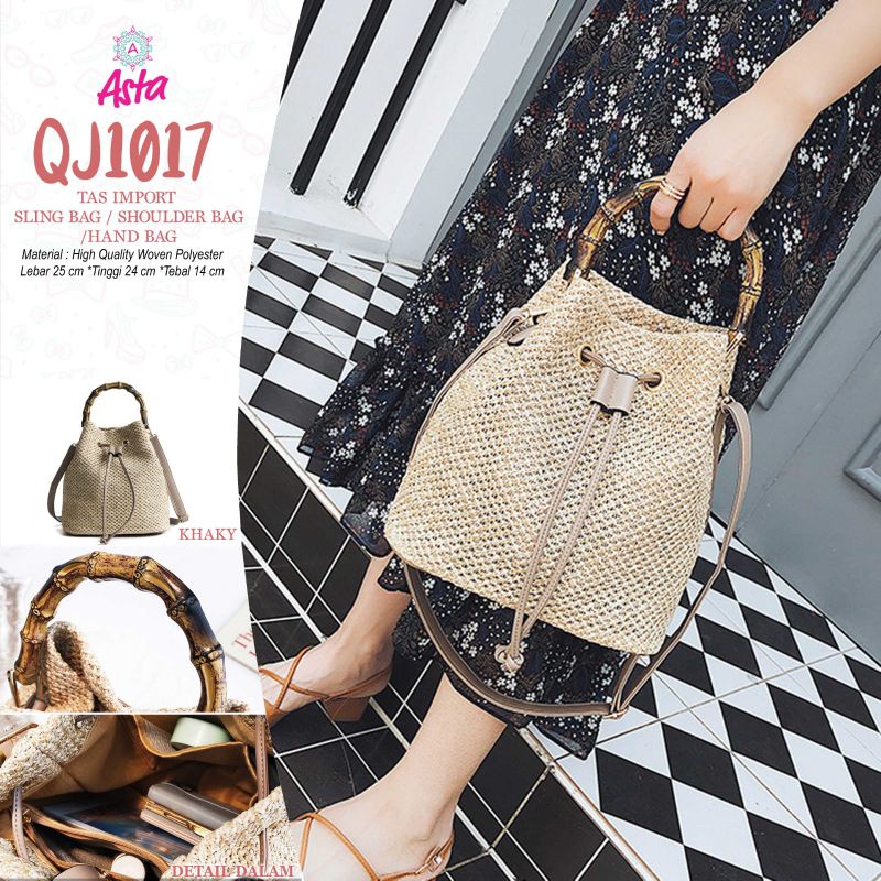 tas wanita murah import Sling Bag/Shoulder bag/hand bag kode QJ1017 ori by Asta