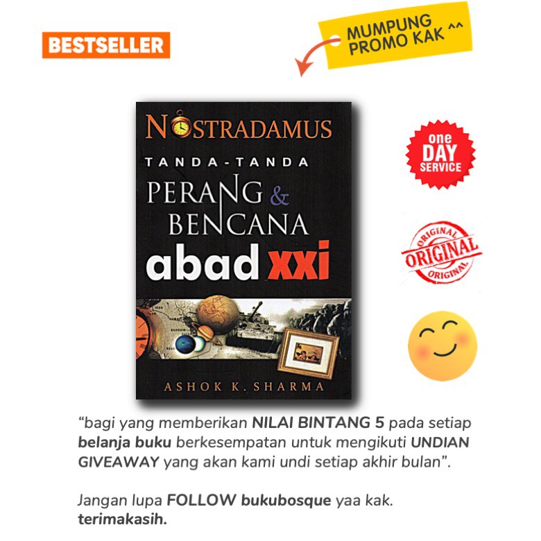 Jual NOSTRADAMUS: TANDA-TANDA PERANG & BENCANA ABAD XXI - MEDIA ...