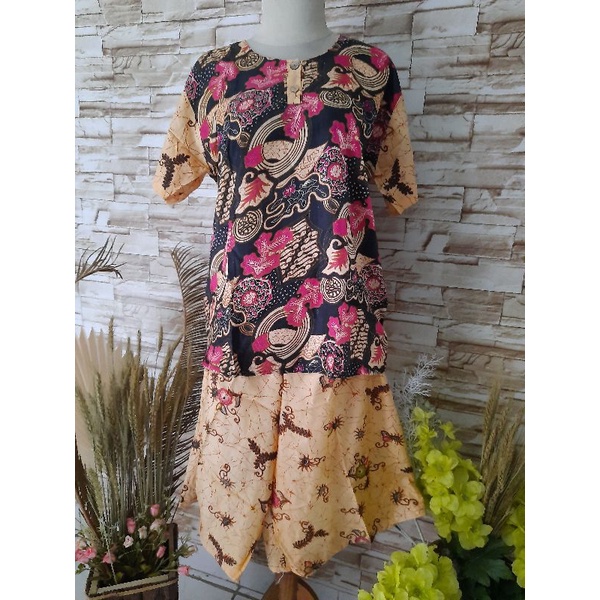 SETELAN BAJU TIDUR WANITA/ONESET GOGO BATIK