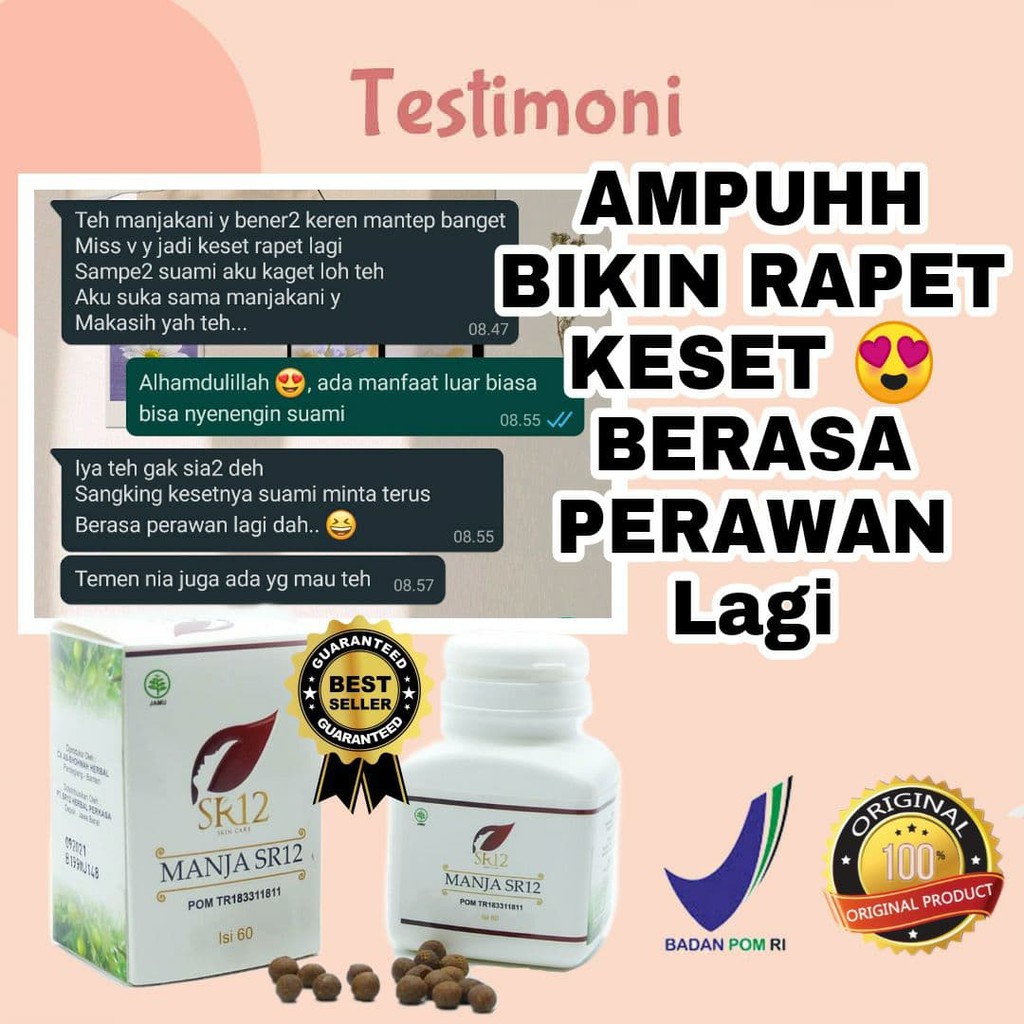 Perapat Miss V Ampuh Bpom Manjakani Sr12 Pil Virgin Atasi Keputihan Jamu Rapet Keset Wangi Indonesia