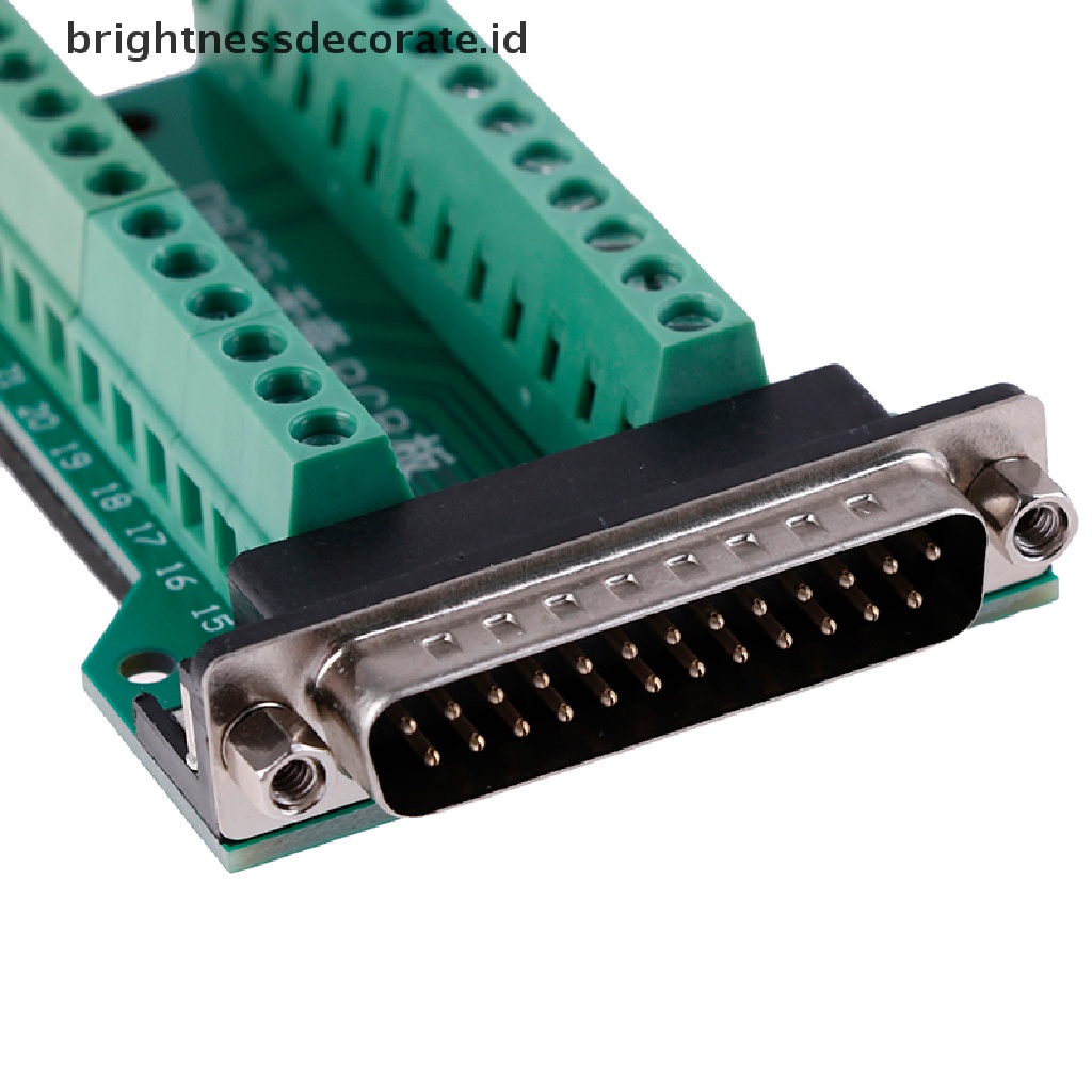 Konektor Terminal Pcb Board 2 Baris Db25 D-Sub Female 25pin