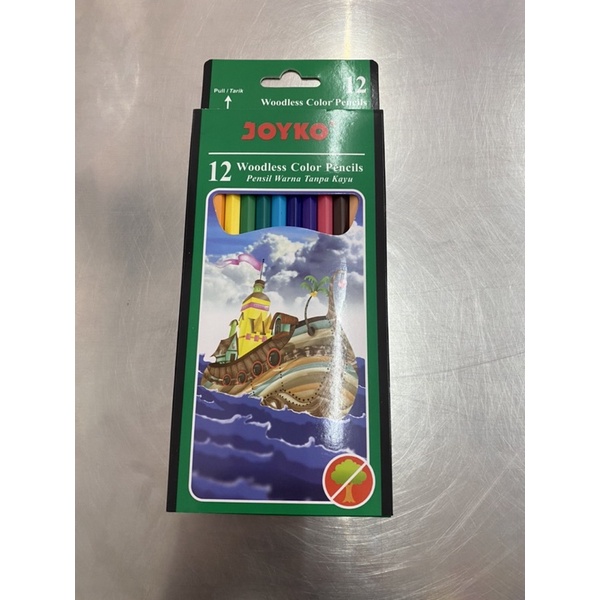 

Pensil Warna Joyko CP-103 / Pensil Warna Joyko 12 Warna Panjang CP103 (SET)