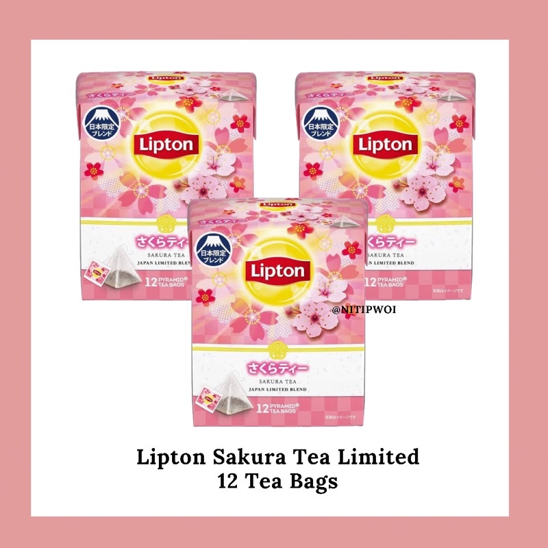 

[READY STOCK] Lipton Sakura Tea 12 Tea Bags