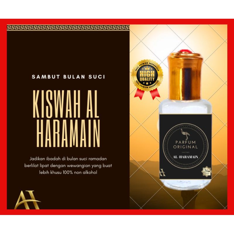 PARFUM AL HARAMAIN ORIGINAL 12ML PARFUM MADINAH TERBAIK 100% NON ALCOHOL HALALL