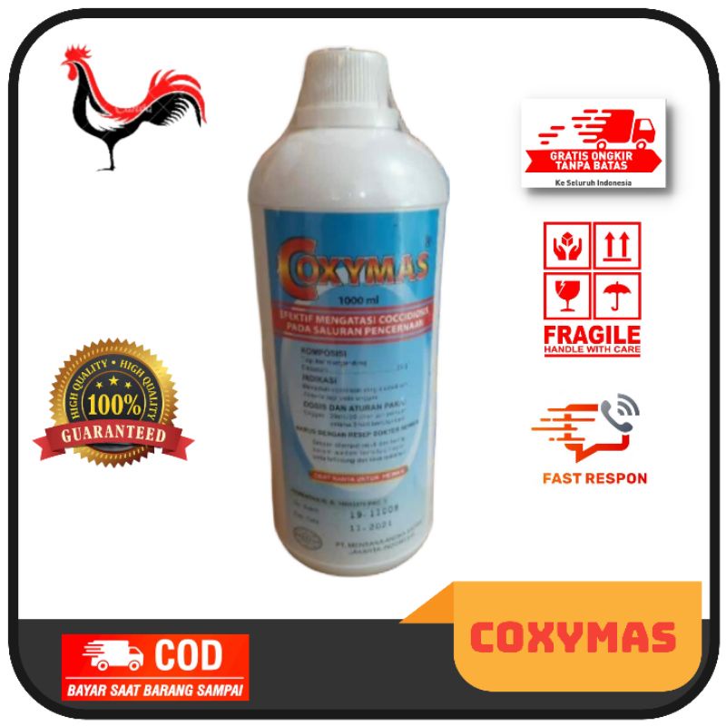 COXYMAS (OBAT GANGGUAN PENCERNAAN DAN PENYAKIT BERAK DARAH PADA UNGGAS)