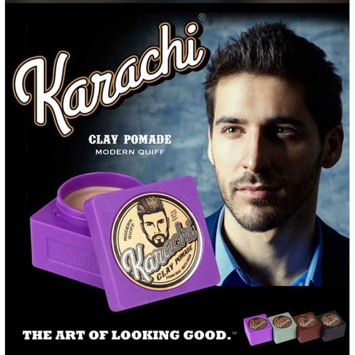 Karachi Hair Pomade Water Based 70gr - Clay Pomade BPOM Original Pomed Warna Rambut TERLARISS 