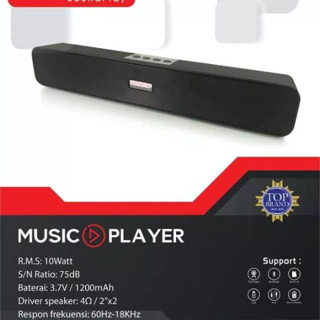 SPEAKER MULTIMEDIA SIMBADDA CST 350N SUBWOOFER PORTABLE MUSIC PLAYER POWER SOUND BAR