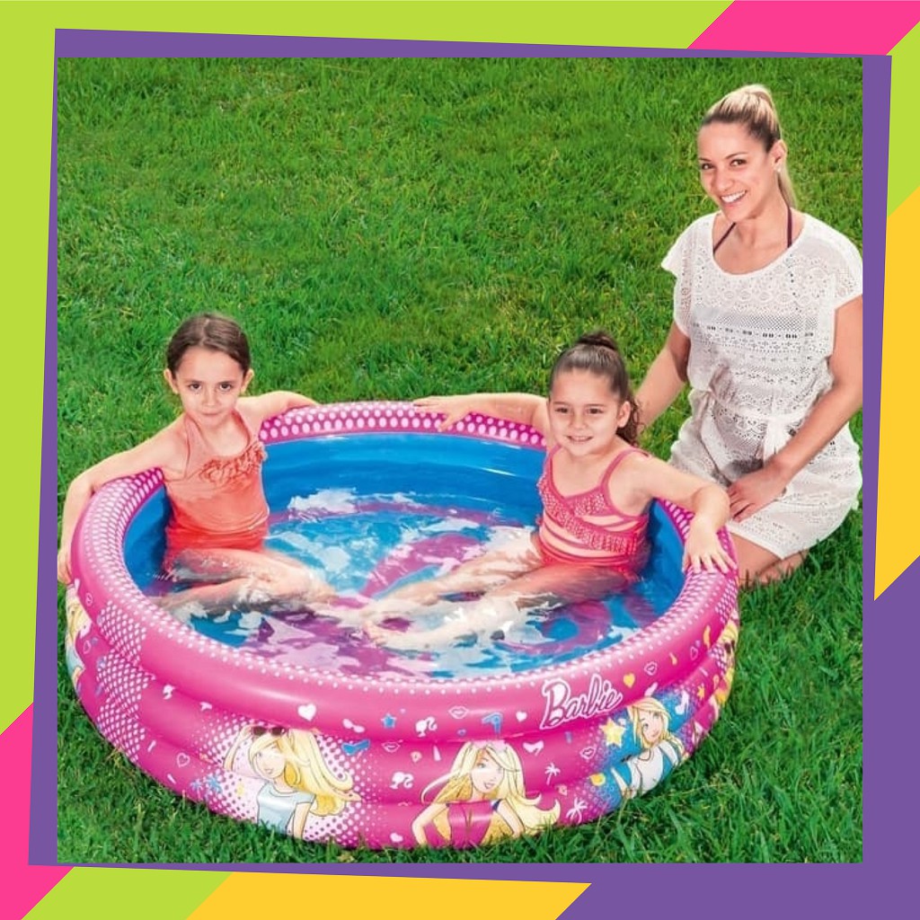 823 Bestway Barbie baby pool 3 rings / Kolam mandi anak 3 rings 93205