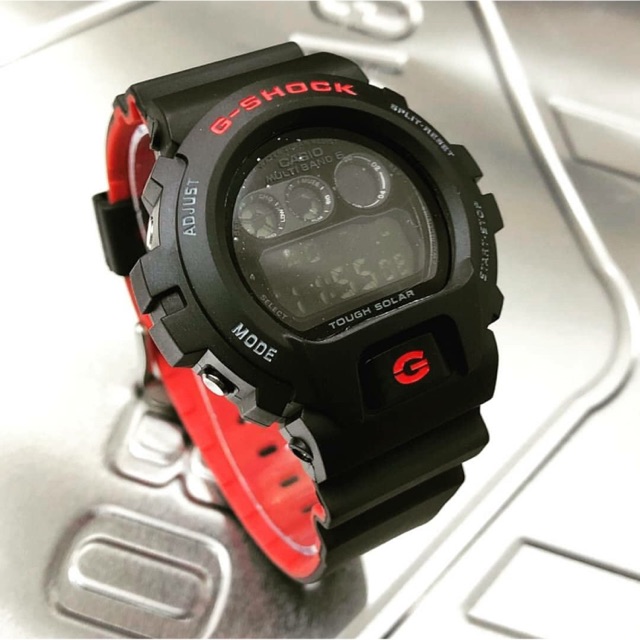 JAM TANGAN G-SPORT PRIA DW 6900 DOUBLE WARNA HITAM MERAH DIGITAL WATCH JAM TANGAN UNISEX KEREN