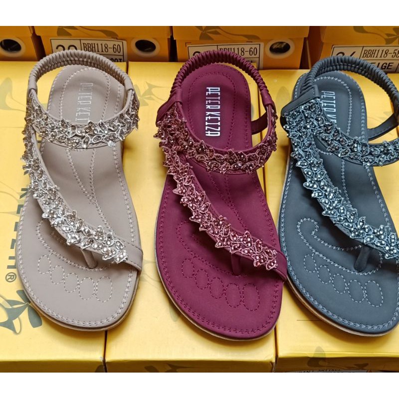 SANDAL EMPUK WANITA MEREK PETER KEIZA