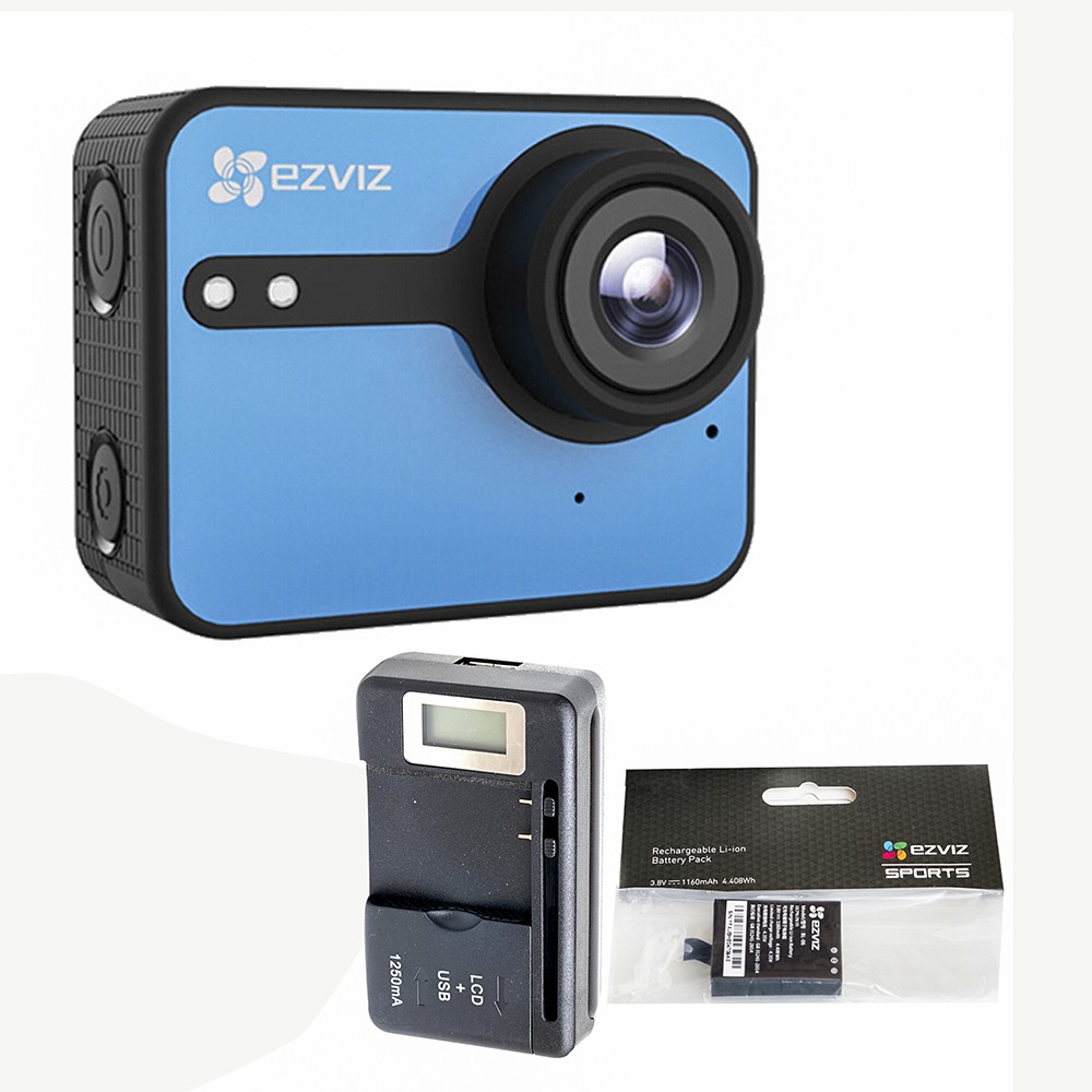Ezviz S1c Full HD ActionCamera Free Desktop Charger Battery Ezviz Orginal