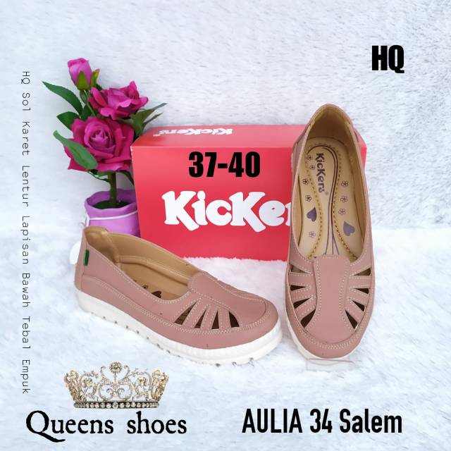 Sepatu flat wanita kickers AU34