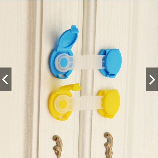 Pengaman Laci Lemari Pintu Perabotan Furniture Rumah Dari Anak Kecil Baby Safety Lock  - Pengaman Laci Elastis - Pengunci Laci Meja Kulkas - Safety Lock Baby Safety Warna - Baby Safety Lock